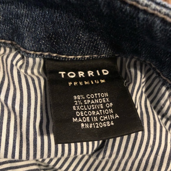 Torrid Premium Distressed Skinny Jeans - Picture 4 of 8
